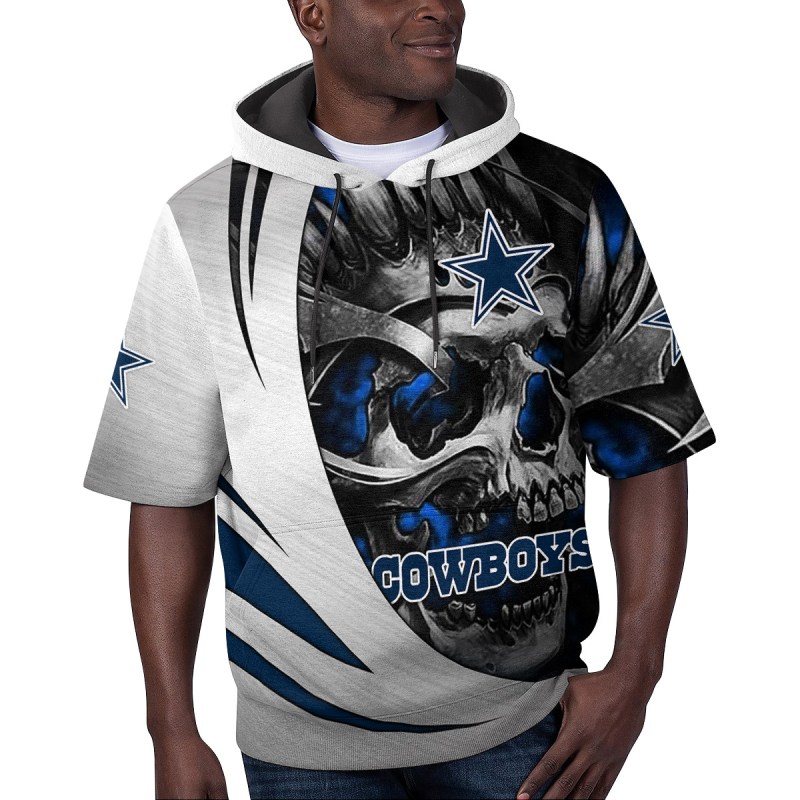 Dallas Cowboys Short Sleeve Hoodie