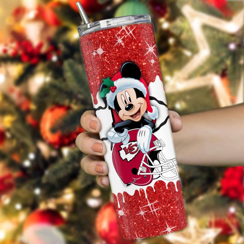 Kansas City Chiefs Glitter Tumbler
