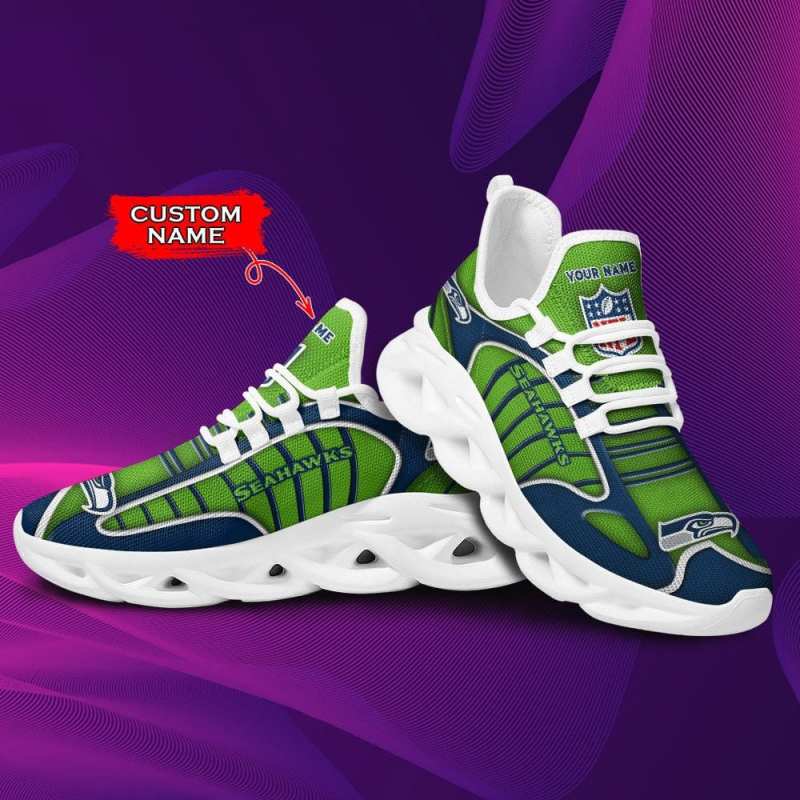 Seattle Seahawks Personalized Sneakers