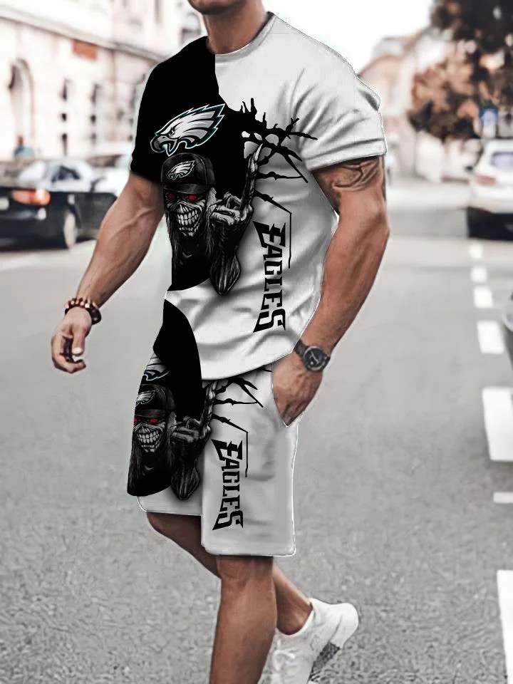 Philadelphia Eagles T-Shirt and Shorts Combo