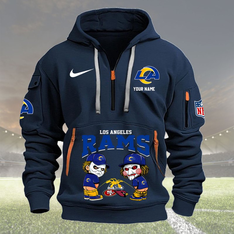 Navy Hoodie Los Angeles Rams