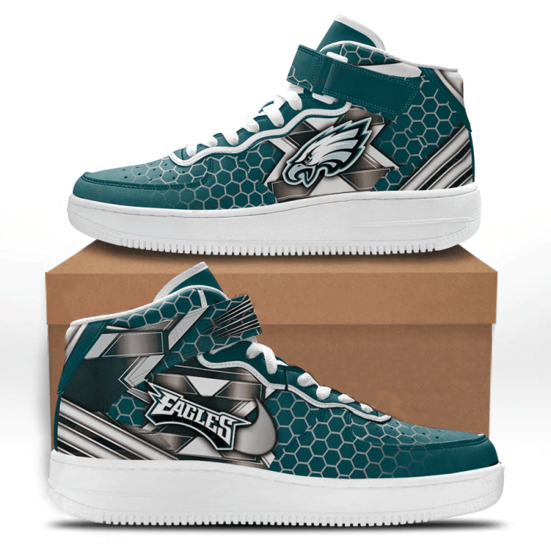 Philadelphia Eagles High AF1 Sneakers
