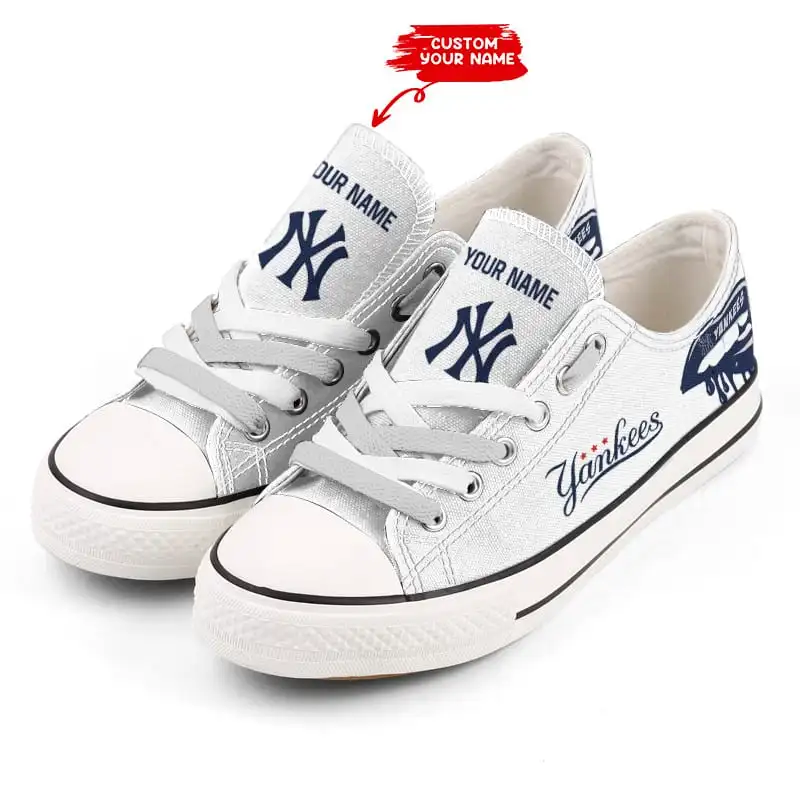New York Yankees Personalized Low Top Shoes