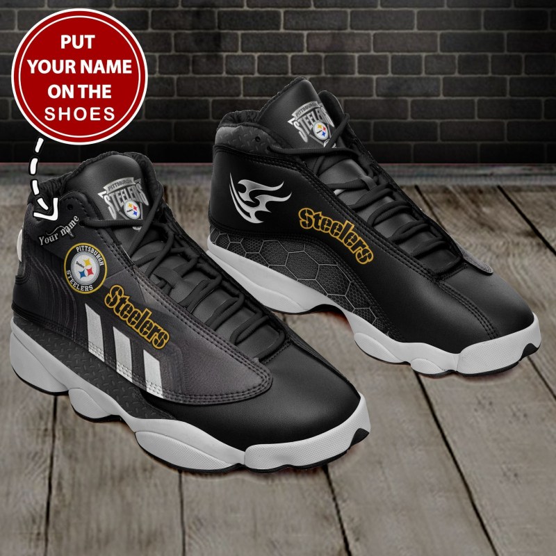 Pittsburgh Steelers Personalized Air JD13 Sneakers