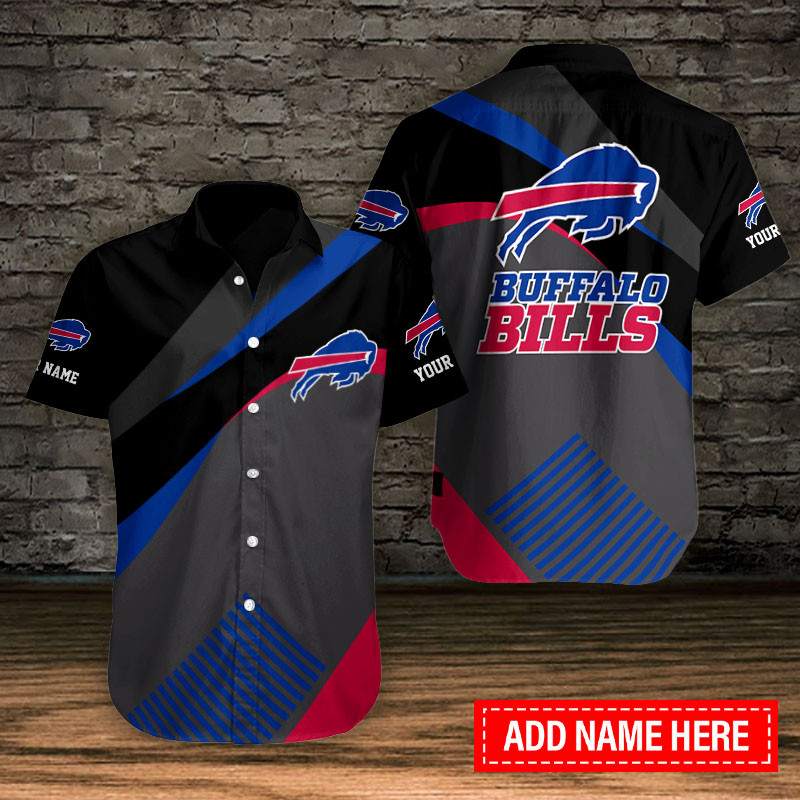 Buffalo Bills Personalized Button Shirt Sizing Chart