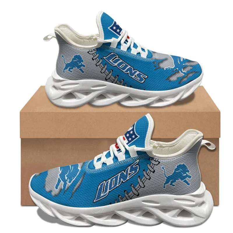 Detroit Lions Sneakers 3D Yezy Running Shoes