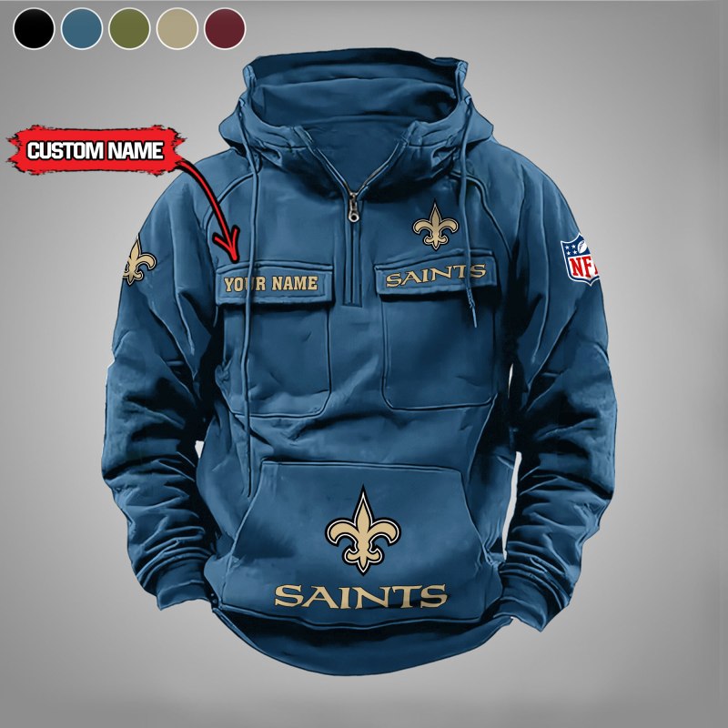 New Orleans Saints Hoodie Blue