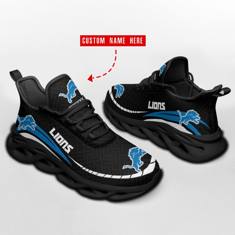 Detroit Lions Personalized Yezy Running Sneakers
