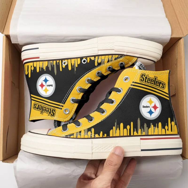 Pittsburgh Steelers High Top Shoes Lifestyle