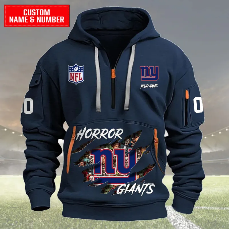 Navy Quarter Zip Hoodie