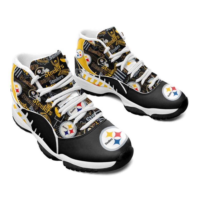 Pittsburgh Steelers AJD11 Sneakers 151 side view
