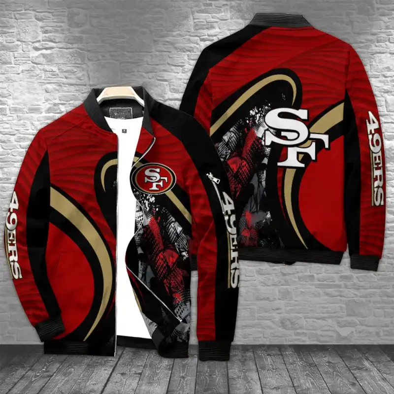 San Francisco 49ers Bomber Jacket Image 1