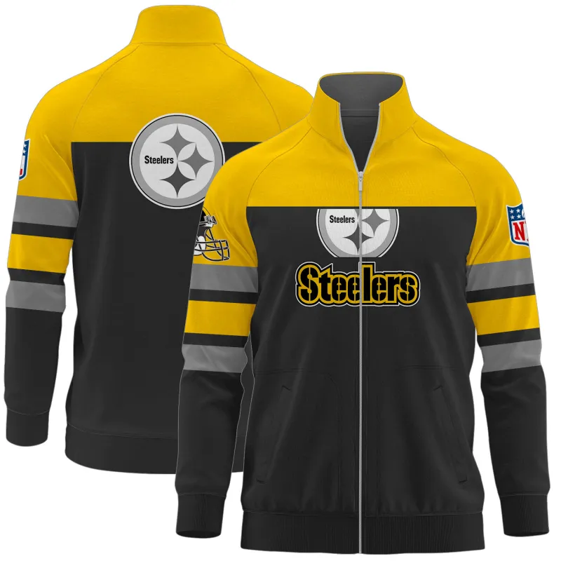 Pittsburgh Steelers Stand Collar Jacket
