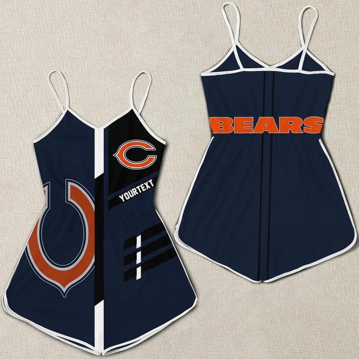 Chicago Bears Women Romper Jumpsuit