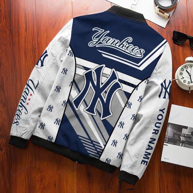 New York Yankees Bomber Jacket Back View