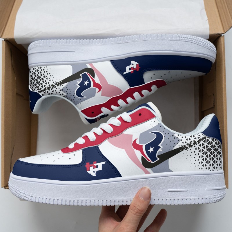 Houston Texans AF1 Shoes Side View