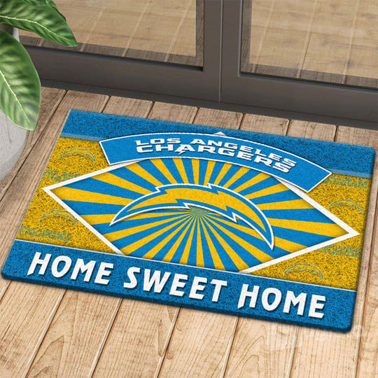 Los Angeles Chargers Doormat - Textured Detail