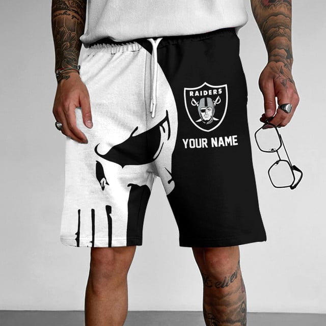 Las Vegas Raiders Personalized Men's Shorts