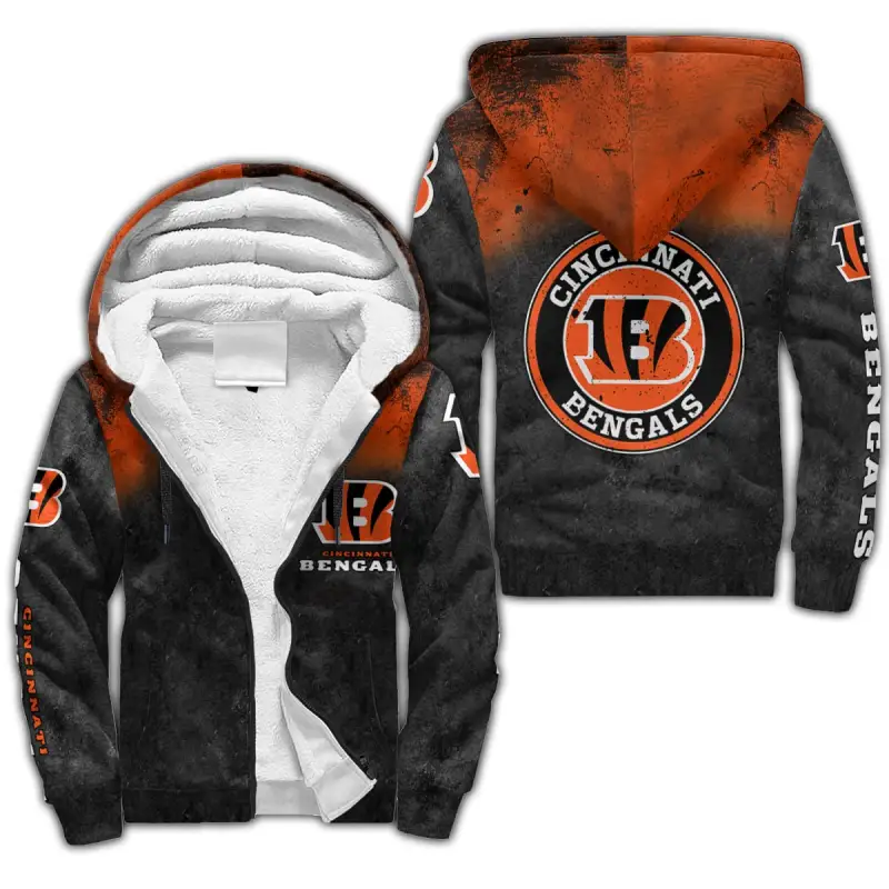 Cincinnati Bengals 3D All Over Printed Fleece Hoodie
