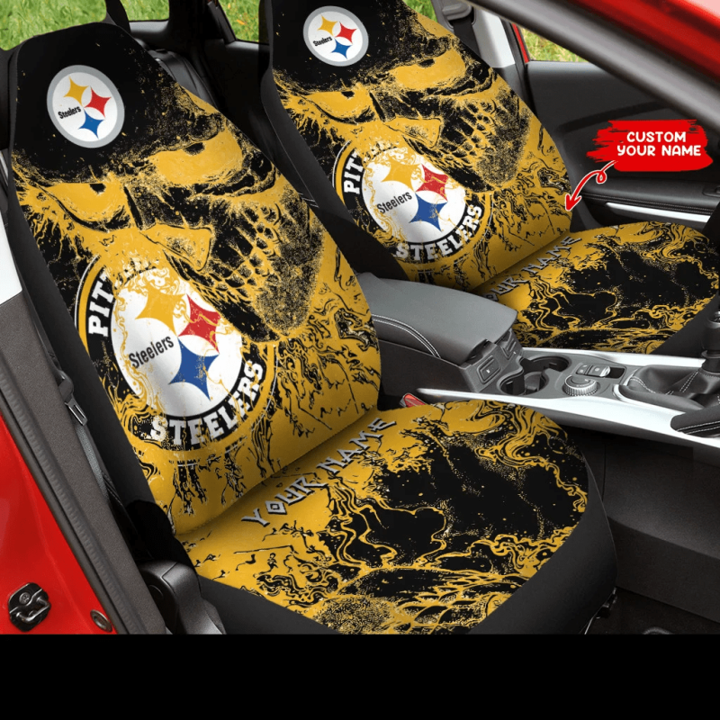 Pittsburgh Steelers Personalized Car Seat Covers