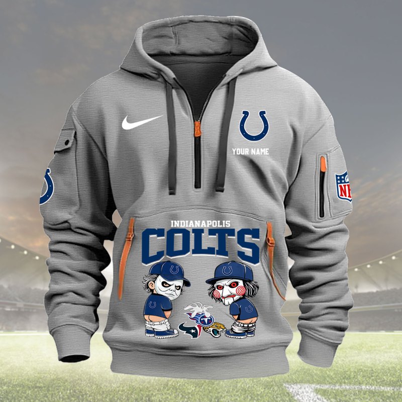 Light Gray Indianapolis Colts Hoodie