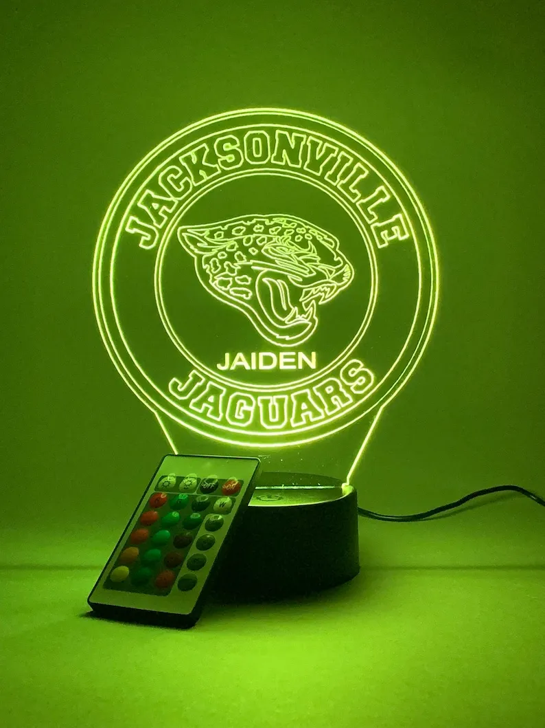 Artistic Jacksonville Jaguars Lamp