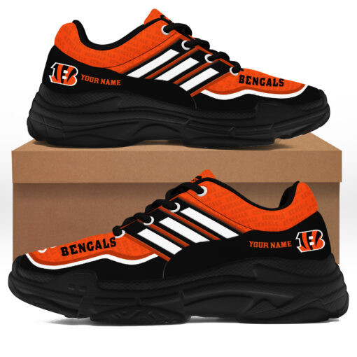 Cincinnati Bengals Personalized Chunky Sneakers