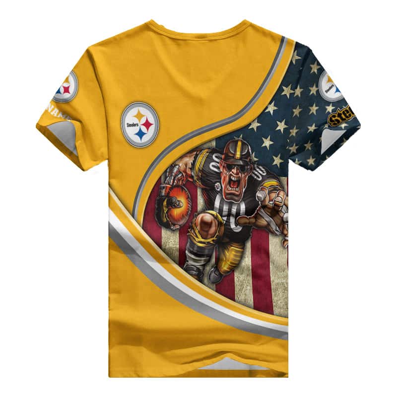 Back view of Pittsburgh Steelers T-shirt