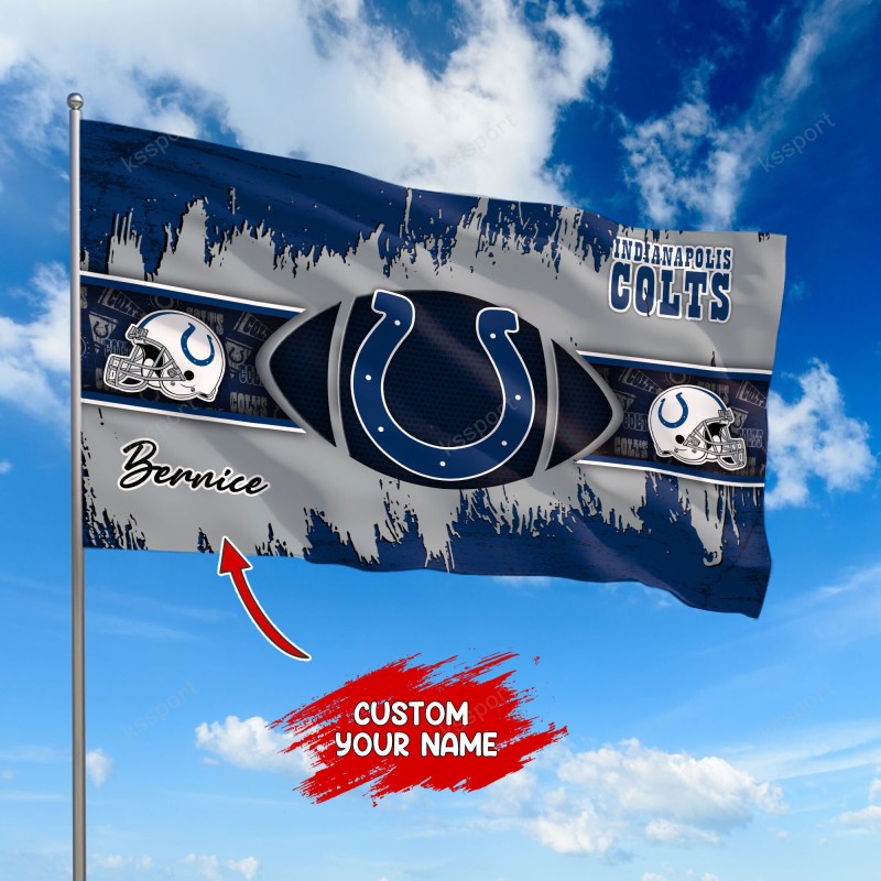 Indianapolis Colts Personalized Flag