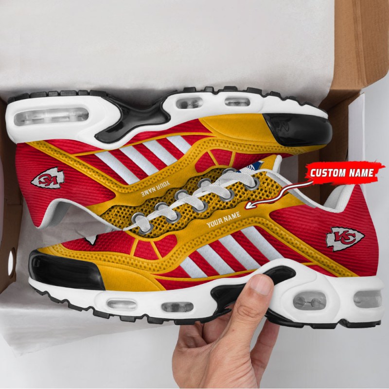 Kansas City Chiefs Personalized T-N Youth Sneakers