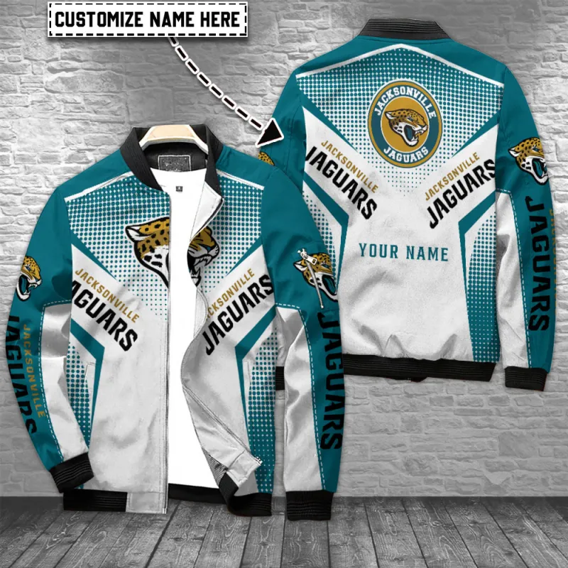 Jacksonville Jaguars Personalized Bomber Jacket