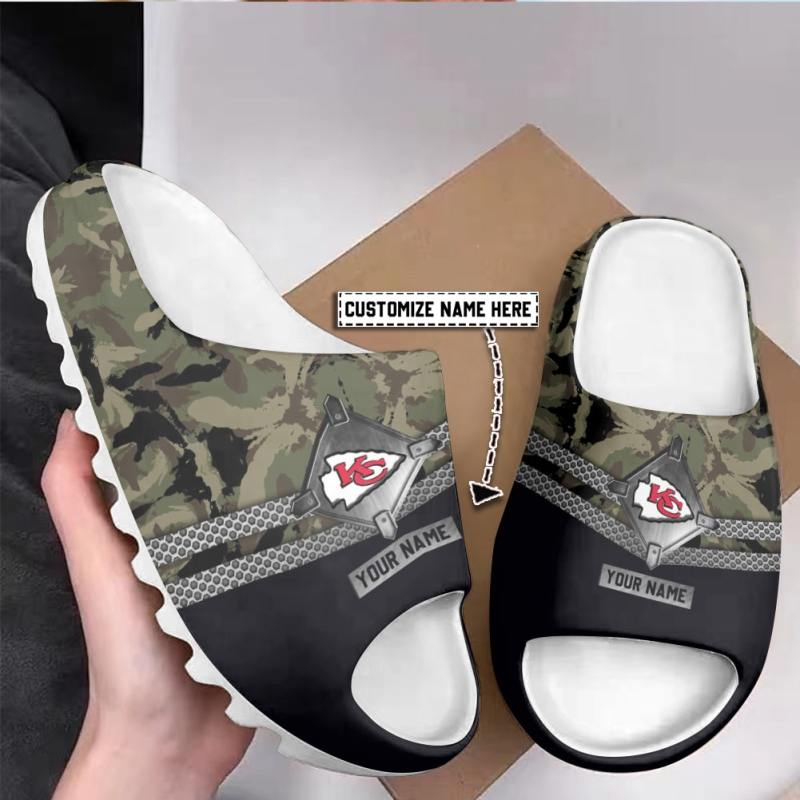 Kansas City Chiefs Yeezy Slippers 2