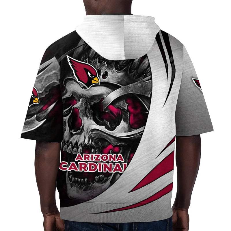 Arizona Cardinals Short Sleeve Hoodie