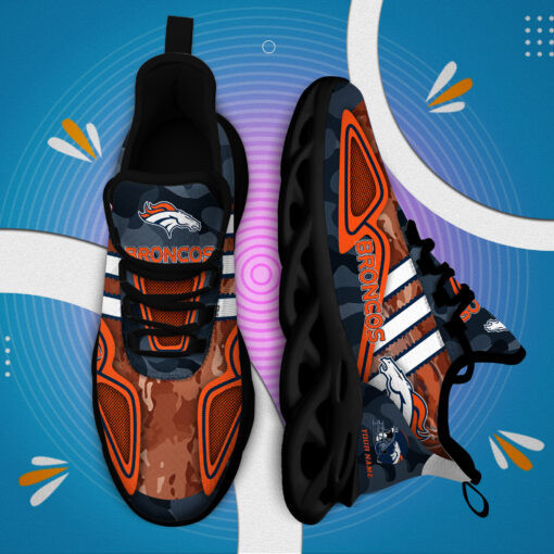 Denver Broncos Personalized Yezy Running Sneakers 2