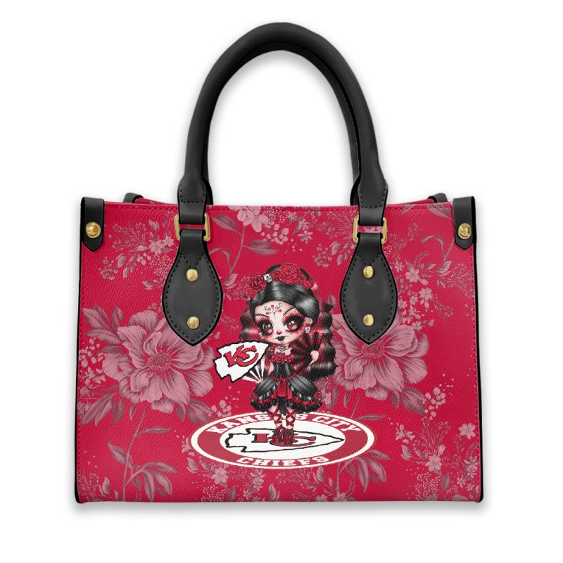 Kansas City Chiefs Hand Bag Interior View