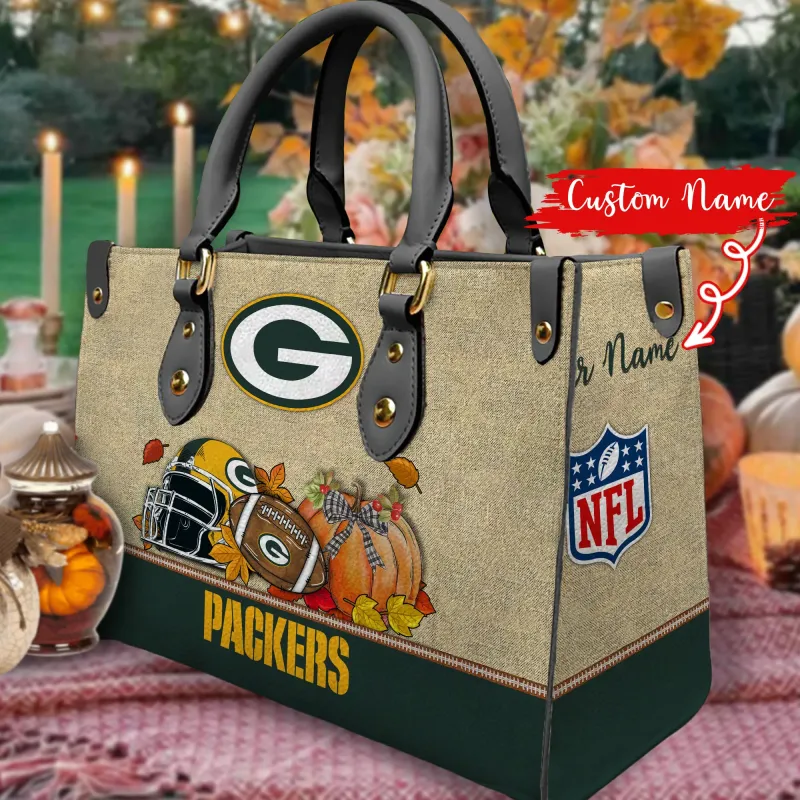 Green Bay Packers Hand Bag Mockup 3