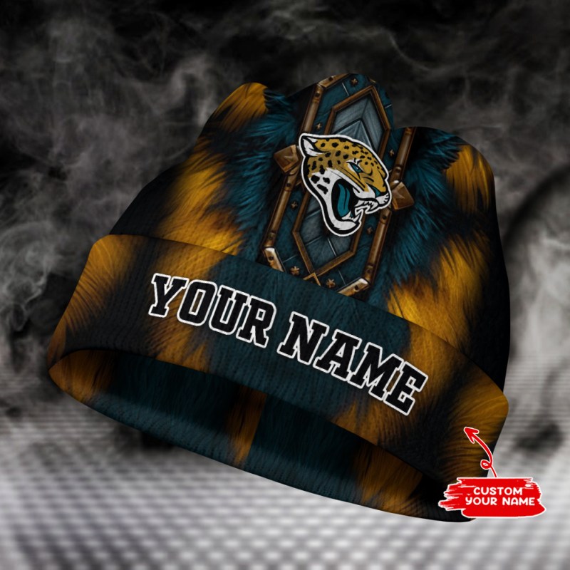 Jacksonville Jaguars Personalized Wool Beanie