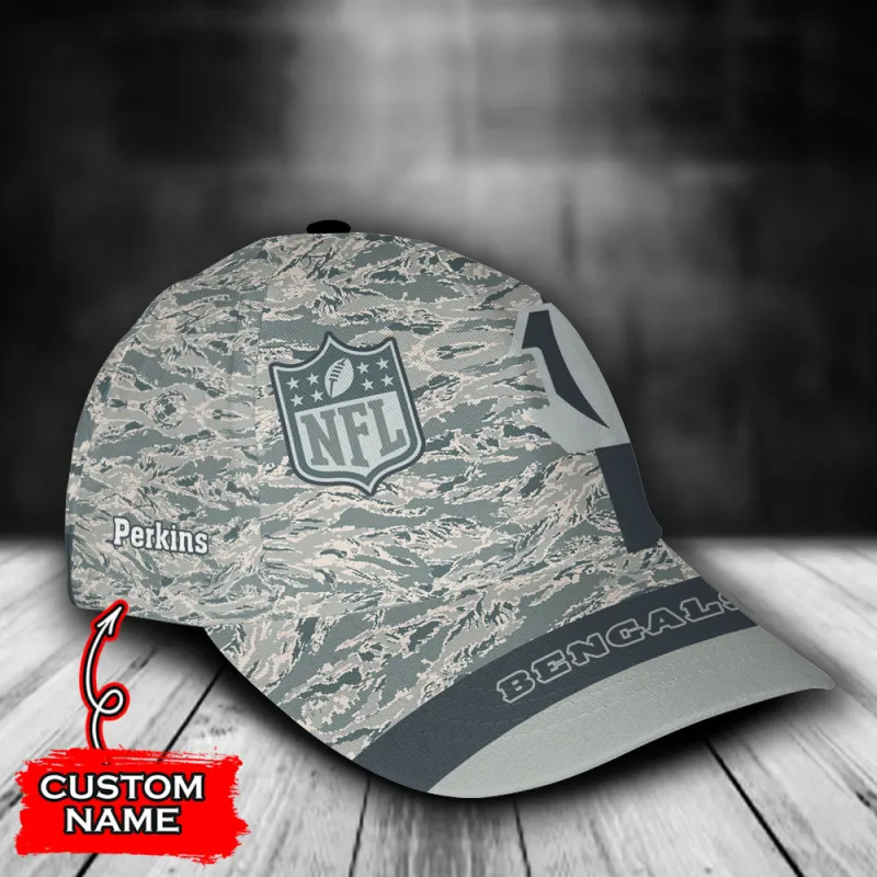 Cincinnati Bengals Personalized Classic Cap Detail View