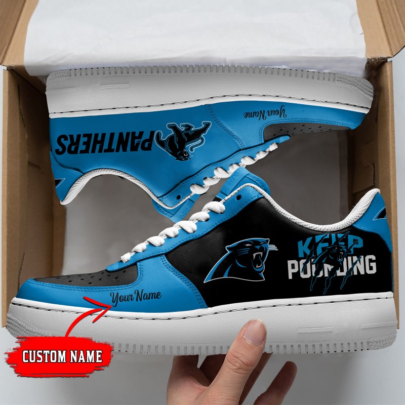 Carolina Panthers Personalized AF1 Shoes