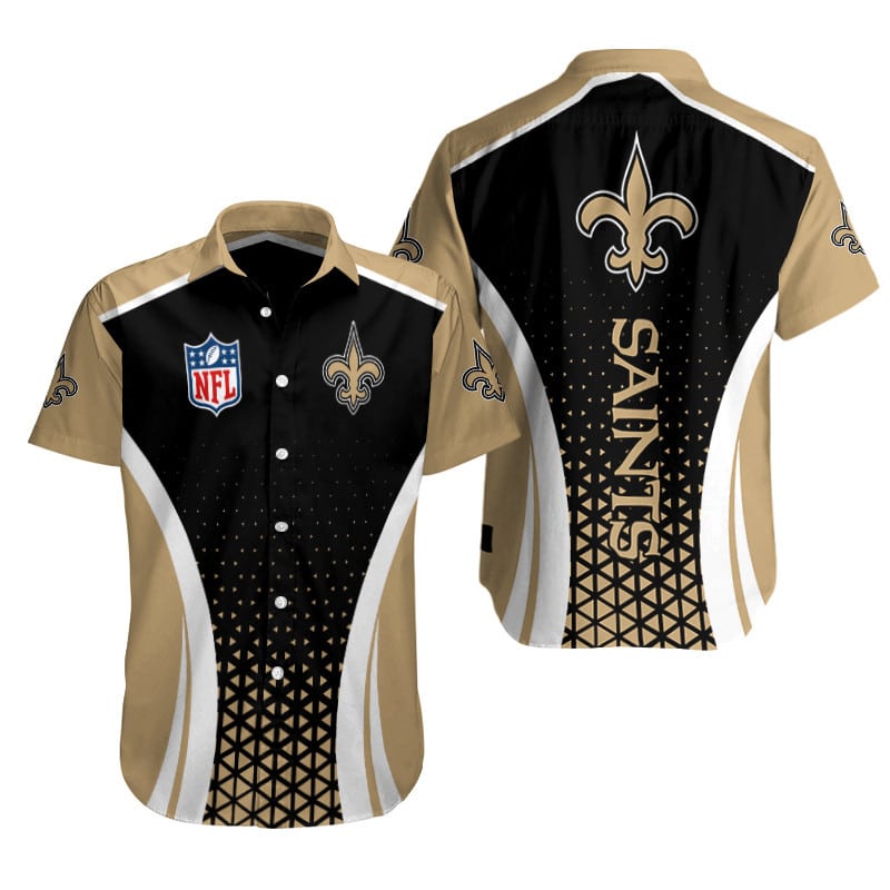 New Orleans Saints Button Shirts Sizing Chart
