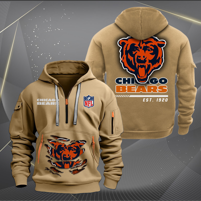 Chicago Bears Personalized Hoodie 4