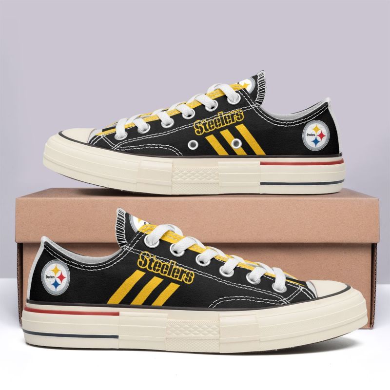 Pittsburgh Steelers New Low Top Canvas Shoes