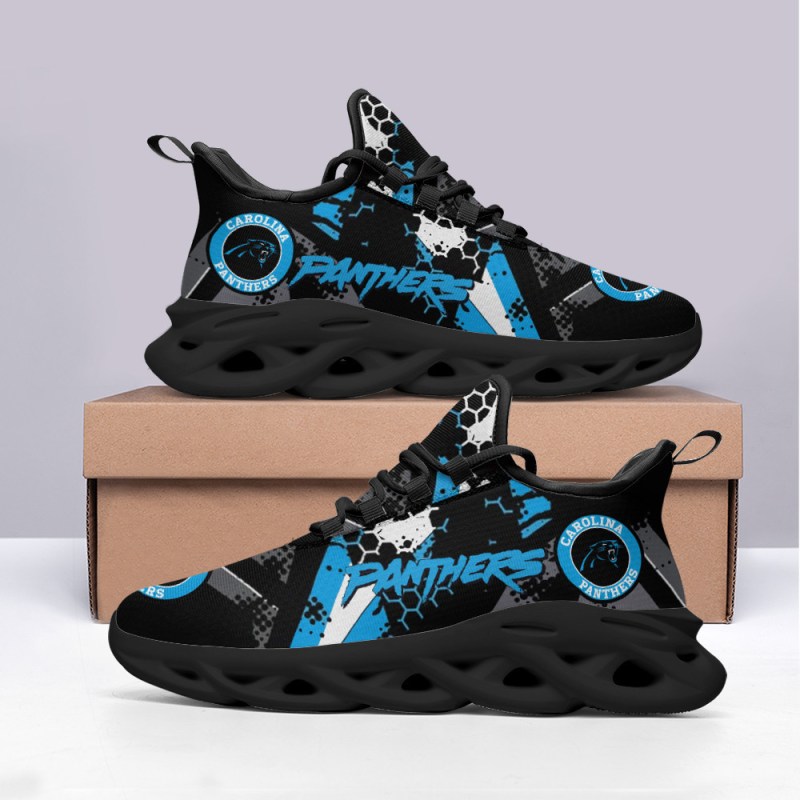 Carolina Panthers Yezy Running Sneakers