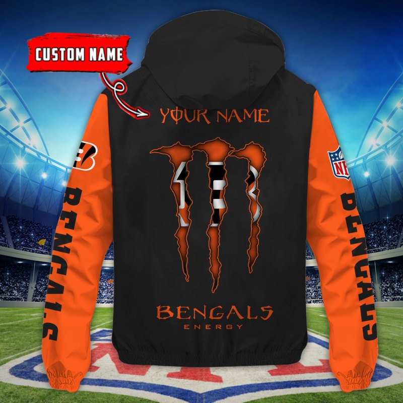 Cincinnati Bengals Outdoor Jacket Side View