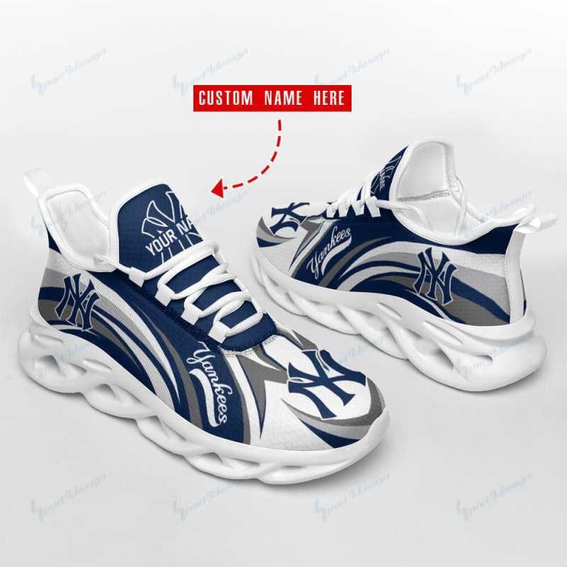 New York Yankees Yezy Sneakers - Side View
