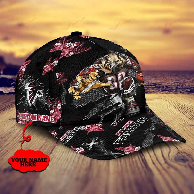 Atlanta Falcons Personalized Classic Cap Back View