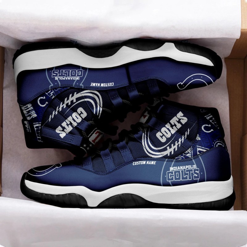 Personalized AJD11 Sneakers - Colts