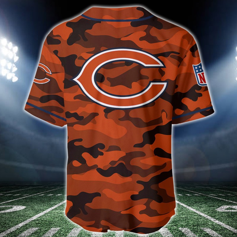 Chicago Bears Personalized Baseball Jersey 3