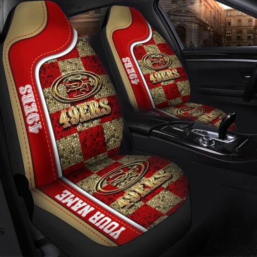 Personalized San Francisco 49ers Car Seat Covers