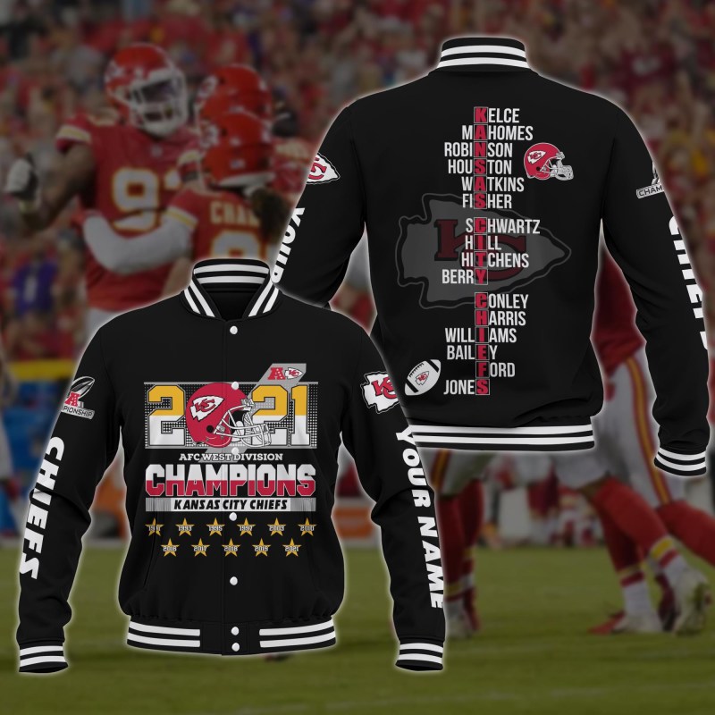 Kansas City Chiefs Champions Baseball Jacket